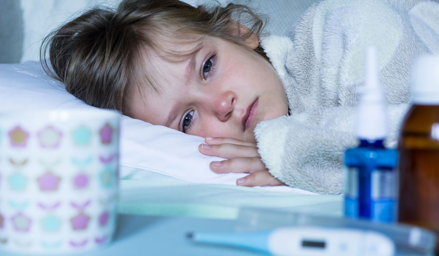 Heeft mijn kind griep of een verkoudheid?